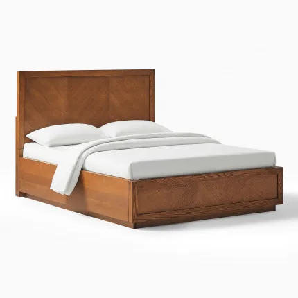 Krevat King & Queen size "Chevron Bed"
