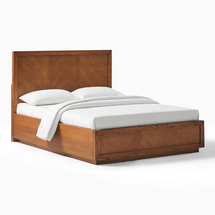Krevat King & Queen size "Chevron Bed"